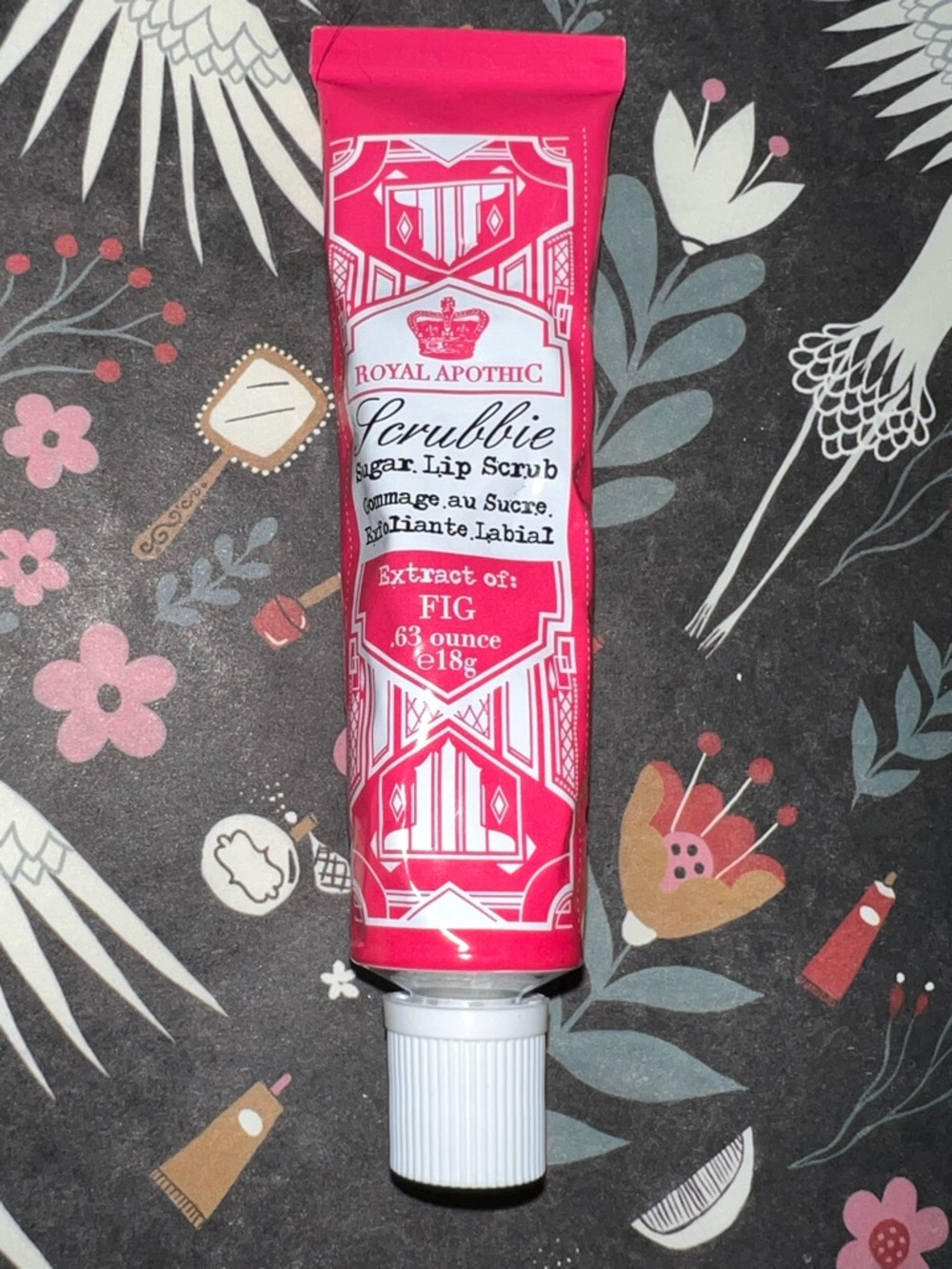Royal Apothic Scrubbie Fig Sugar Lip Scrub - Pink